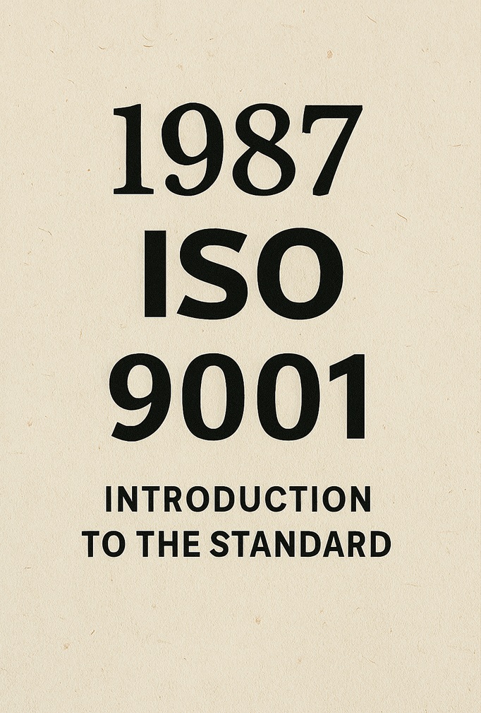 A primeira versão da ISO 9001 foi publicada em 1987